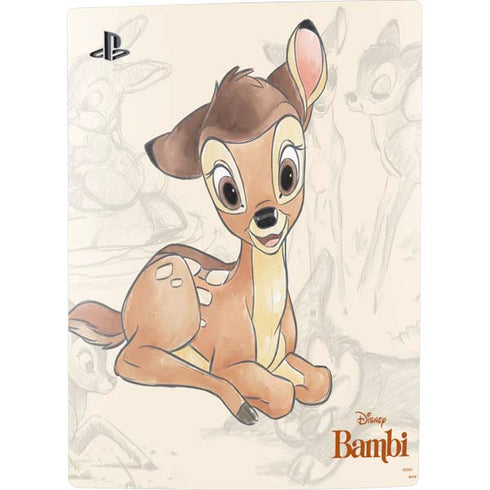 Disney Bambi Sketched Portrait PS5 Console Skin